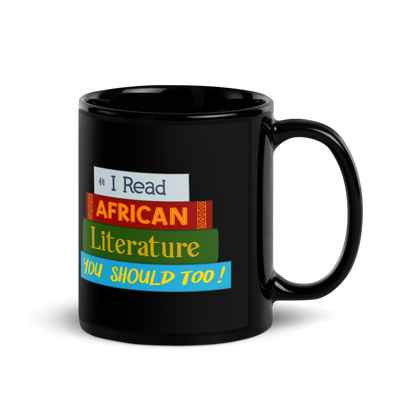 Black African Literature Glossy Mug