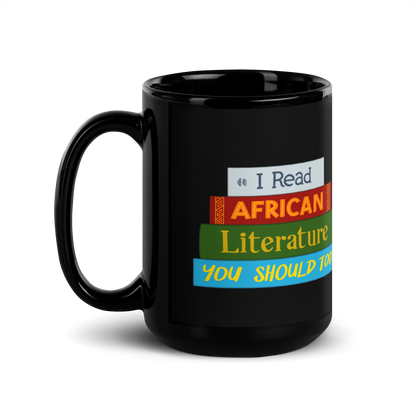 Black African Literature Glossy Mug