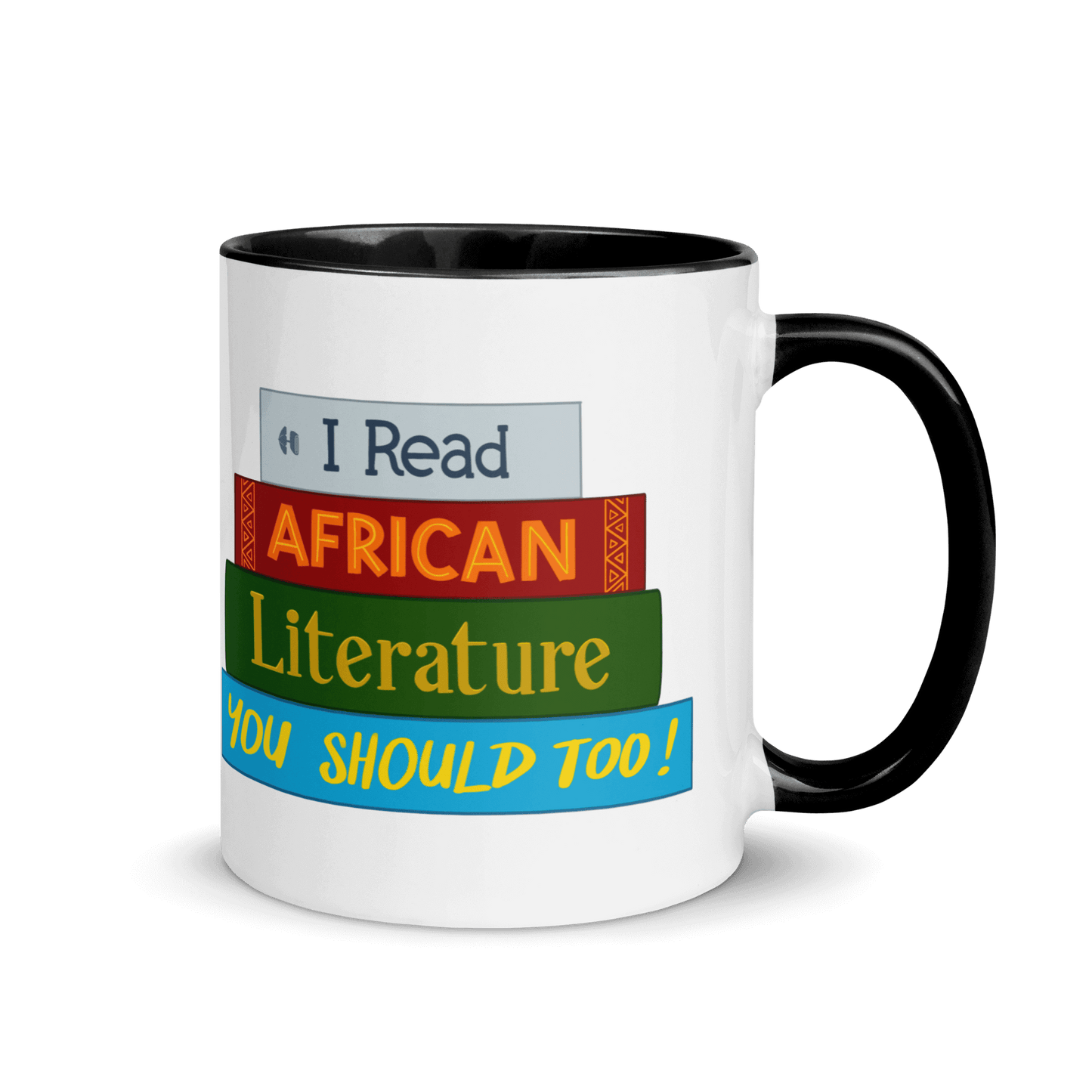 African Literature Mug with Color Inside