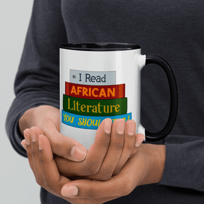 African Literature Mug with Color Inside