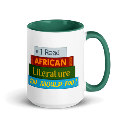 African Literature Mug with Color Inside