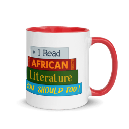 African Literature Mug with Color Inside