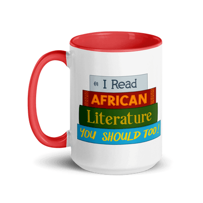 African Literature Mug with Color Inside